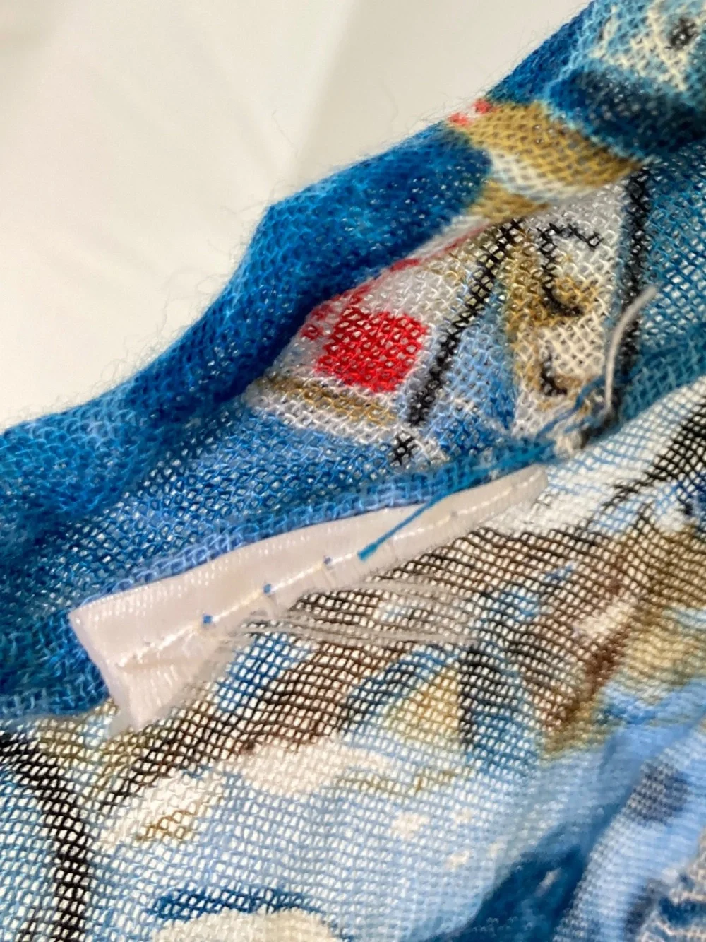 Star Wars Scarf Light Weight Blue A New Hope Designs Tag Missing